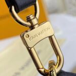 Louis Vuitton LV Women Bagatelle Black Handbag Printed Embossed Grained Cowhide Leather - Image 13