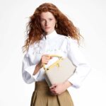 Louis Vuitton LV Women Capucines BB Handbag Yellow Taurillon Leather Canvas - immagine 11