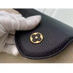 Louis Vuitton LV Women Capucines MM Handbag Black Taurillon Leather Canvas - Image 8