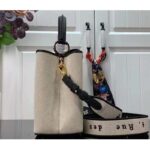 Louis Vuitton LV Women Capucines MM Handbag Black Taurillon Leather Canvas - Image 4