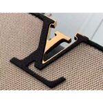 Louis Vuitton LV Women Capucines MM Handbag Black Taurillon Leather Canvas - Image 6