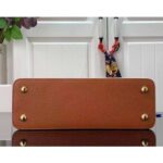 Louis Vuitton LV Women Capucines MM Handbag Caramel Brown Taurillon Leather Canvas - Bild 5