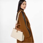 Louis Vuitton LV Women Capucines MM Handbag Caramel Brown Taurillon Leather Canvas - Bild 12