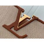 Louis Vuitton LV Women Capucines MM Handbag Caramel Brown Taurillon Leather Canvas - Bild 7