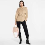 Louis Vuitton LV Women Capucines MM Handbag Pink Taurillon Leather Canvas – Image 11