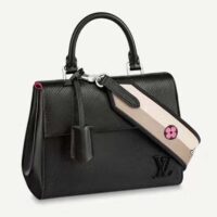 Louis Vuitton LV Women Cluny Mini Handbag Black Epi Grained Cowhide Leather (2)