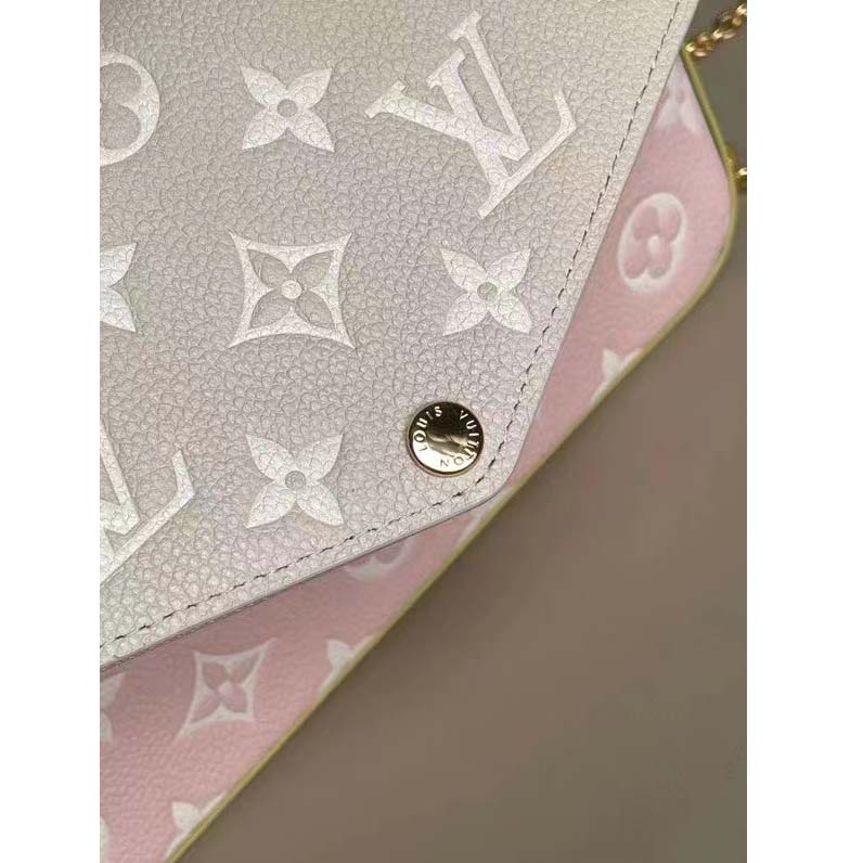 LV LV Unisex Félicie Pochette Monogram Empreinte Embossed Supple