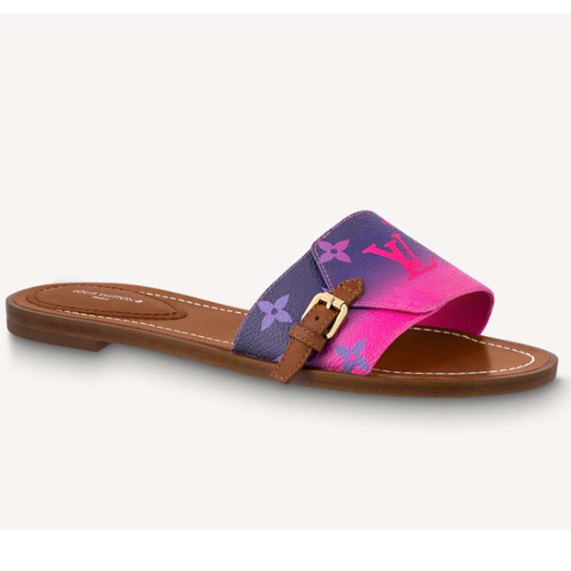 Louis Vuitton Lock It Flat Mule in Pink