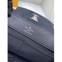 Louis Vuitton LV Women Lockme Ever MM Handbag Black Soft Grained Calfskin (10)