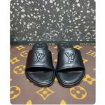 Louis Vuitton LV Women Magnetic Flat Mule Black Lambskin Leather Outsole - Image 4