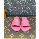 Louis Vuitton LV Women Magnetic Flat Mule Fuchsia Pink Lambskin Leather Outsole – Bild 6