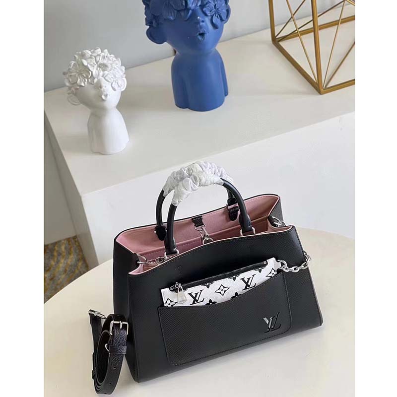 Marelle leather handbag Louis Vuitton Black in Leather - 36019199