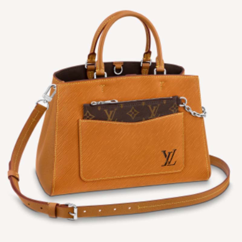 LOUIS VUITTON Marelle Tote MM Gold Honey Epi