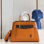 Louis Vuitton LV Women Marelle Tote MM Gold Miel Brown Epi Grained Cowhide - Image 2