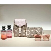 Louis Vuitton LV Women Mini Pochette Accessoires Green Monogram Empreinte Embossed Supple Grained Cowhide (3)