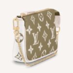 Louis Vuitton LV Women Mini Pochette Accessoires Green Monogram Empreinte Embossed Supple Grained Cowhide - immagine 4