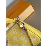 Louis Vuitton LV Women Mini Pochette Accessoires Yellow Monogram Empreinte Embossed Supple Grained Cowhide - immagine 10
