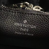 Louis Vuitton LV Women Muria Bucket Bag Black Mahina Perforated Calf Leather (1)