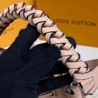 Louis Vuitton LV Women Muria Bucket Bag Galet Gray Mahina Perforated Calf Leather (1)