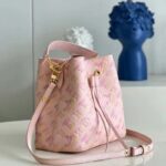 Louis Vuitton LV Women NéoNoé Bucket Bag Pink Sprayed Embossed Grained Cowhide - Image 5