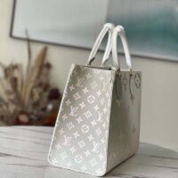Louis Vuitton LV Women OnTheGo MM Tote Sunset Kaki Monogram Coated Canvas (4)