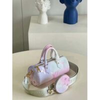 Louis Vuitton LV Women Papillon BB Handbag Sunrise Pastel Monogram Coated Canvas (5)