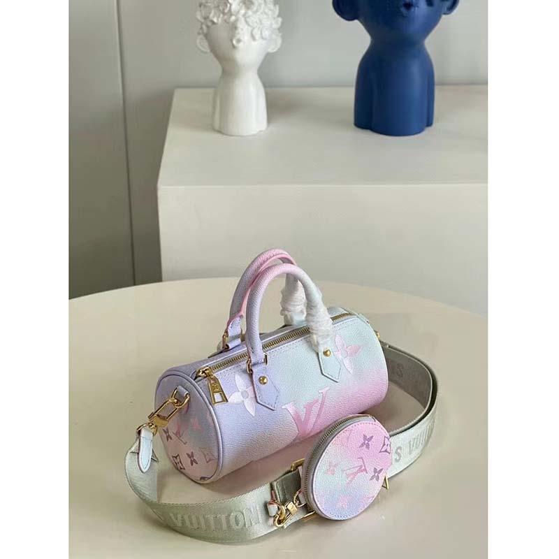 Louis Vuitton Papillon BB Sunrise Pastel in Coated Canvas with