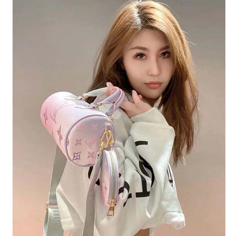 Louis Vuitton Limited Edition Sunrise Pastel Monogram Canvas Papillon BB  Bag - Yoogi's Closet