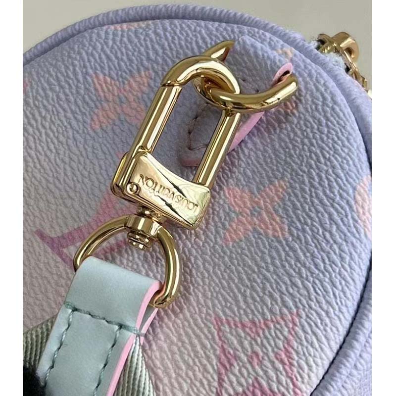 Louis Vuitton Papillon BB Sunrise Pastel in Coated Canvas with