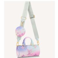 Louis Vuitton LV Women Papillon BB Handbag Sunrise Pastel Monogram Coated Canvas (5)