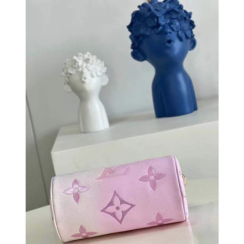 Louis Vuitton Monogram Spring In The City Papillon BB Round Coin Purse  Sunrise Pastel