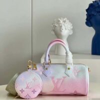 Louis Vuitton LV Women Papillon BB Handbag Sunrise Pastel Monogram Coated Canvas (5)