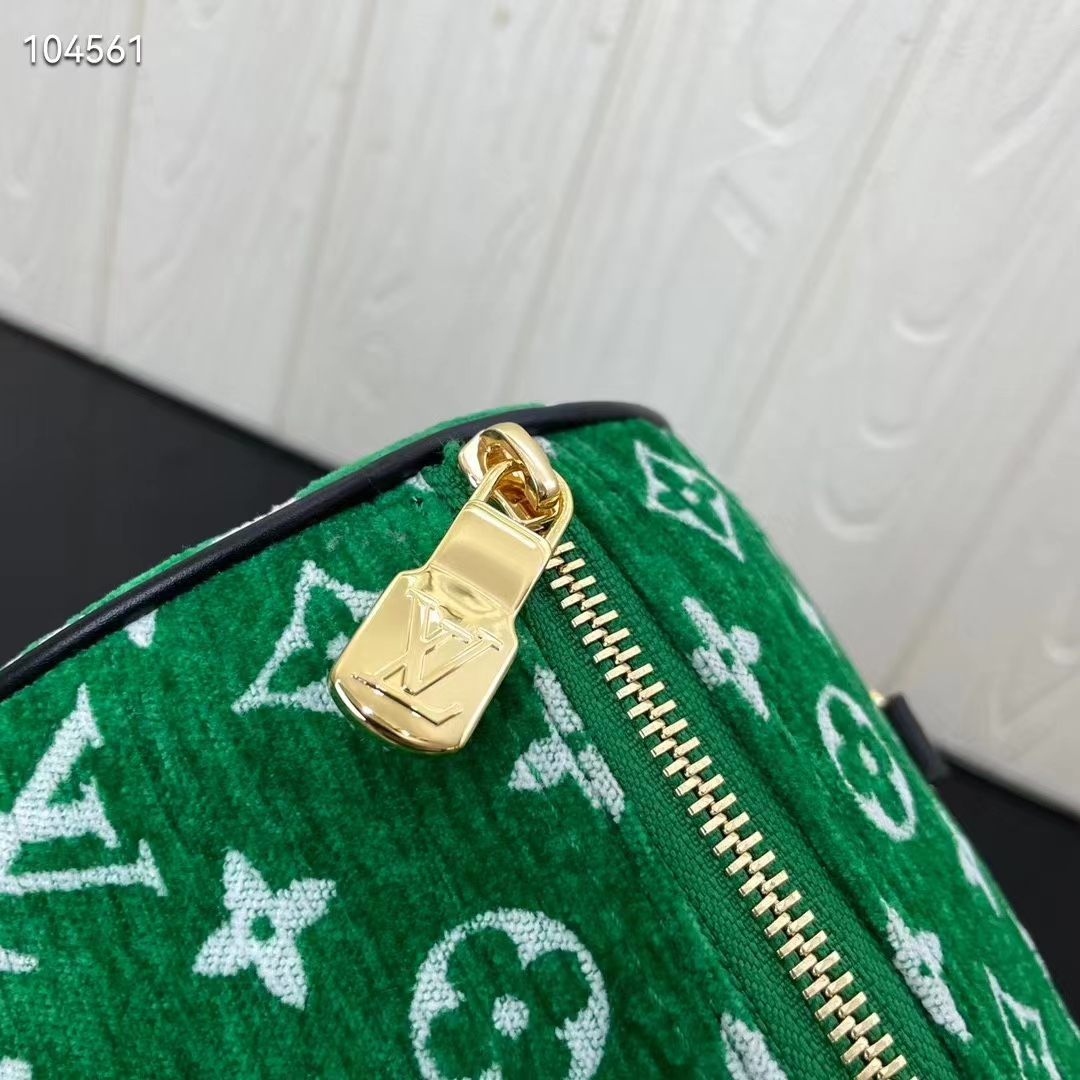 Louis Vuitton Green Monogram Jacquard Velvet Papillon Louis Vuitton