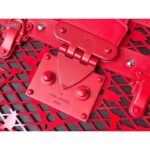 Louis Vuitton LV Women Petite Malle Handbag Red Patent Calfskin Cowhide Leather – Bild 7