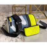 Louis Vuitton LV Unisex Polochon Yellow Monogram Embossed Taurillon Cowhide Leather - Image 3