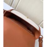 Louis Vuitton LV Women Pont 9 Soft MM Handbag Caramel Brown Canvas Cowhide - immagine 8