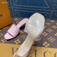 Louis Vuitton LV Women Revival Mule Pink Monogram Embossed Lambskin 5.5 cm Heel (4)