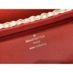 Louis Vuitton LV Women Twist MM Handbag Orange Raffia Smooth Cowhide Leather - Bild 10