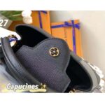 Louis Vuitton Women Capucines BB Handbag Noir Taurillon Calfskin Karung Leather - immagine 8