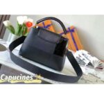 Louis Vuitton Women Capucines BB Handbag Noir Taurillon Calfskin Karung Leather - immagine 5