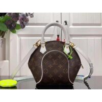 Louis Vuitton Unisex Ellipse BB handbag Brown Monogram Coated Canvas Cowhide Leather (10)