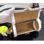 Louis Vuitton Unisex Papillon Trunk Handbag Monogram Coated Canvas Cowhide Leather – Bild 6