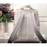 Louis Vuitton Unisex Racer Backpack White Damier Spray Cowhide Leather - immagine 4