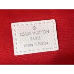 Louis Vuitton Unisex Racer Backpack White Damier Spray Cowhide Leather - immagine 10