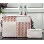 Louis Vuitton Unisex Trio Messenger White Damier Spray Cowhide Leather - Bild 4