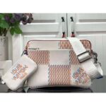 Louis Vuitton Unisex Trio Messenger White Damier Spray Cowhide Leather - Bild 2