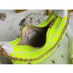 Louis Vuitton Women Loop Half-Moon Baguette Bag Yellow Monogram Jacquard Velvet - Imagen 8