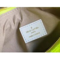Louis Vuitton Women Loop Half-Moon Baguette Bag Yellow Monogram Jacquard Velvet (10)