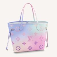 Louis Vuitton Women Neverfull MM Tote Sunrise Pastel Monogram Coated Canvas (5)