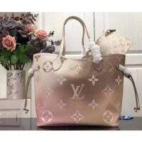 Louis Vuitton Women Neverfull MM Tote Sunset Kaki Monogram Coated Canvas (1)